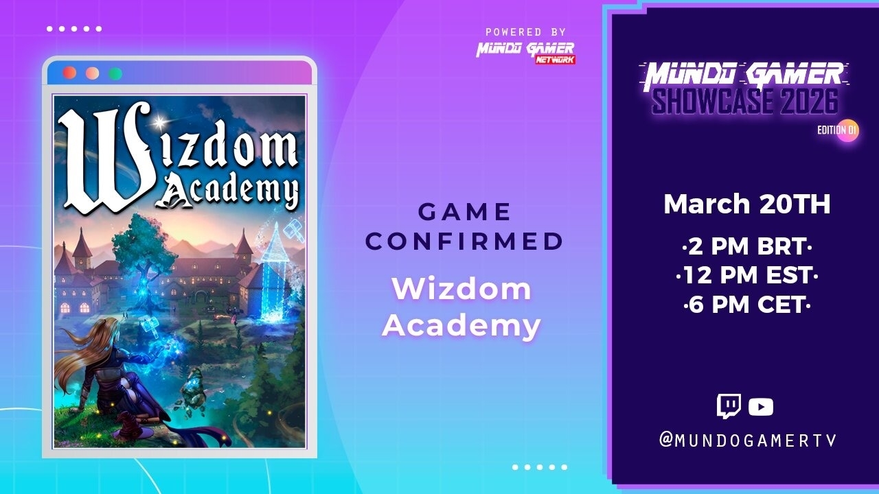 Wizdom Academy confirmed at the Mundo Gamer Showcase 2026